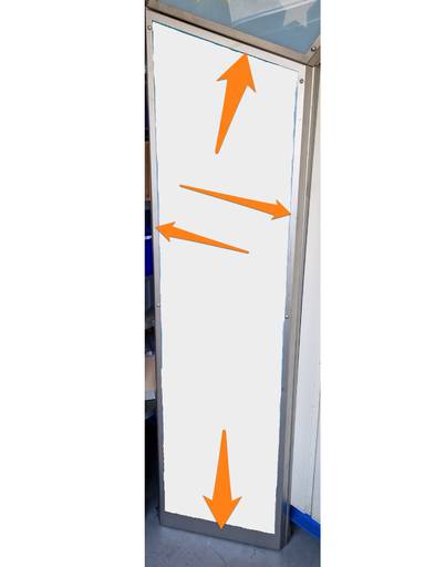 [WP432752] Holz showboog frame voor plexiglas links