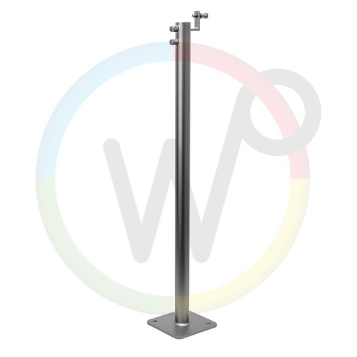 [Wp13746 HOL698-0049] Holz acier inoxydable pour jambe longue trame de fan Holz, hauteur 100cm