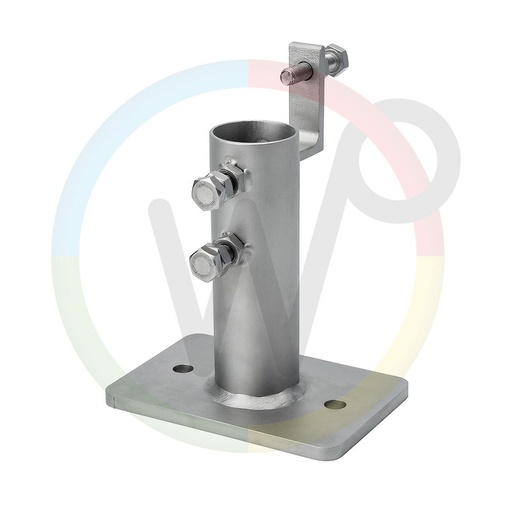 [Wp14189 HOL698-0059] Holz acier inoxydable jambe courte pour châssis de ventilateur Holz, hauteur 25 cm