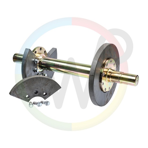 [Wp12957 HOL714-0070] Arbre de renvoi multi-pièces (complet) - chaîne étroite (390mm) - renforcé (Ø 55mm)