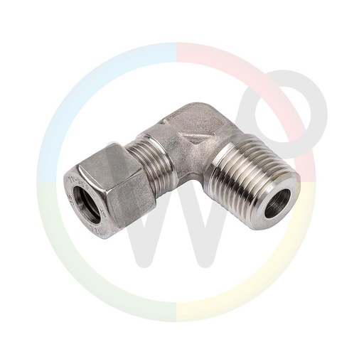 [Ace10403] couplage angulaire acier inoxydable 12L x 1/2 « à l'extérieur