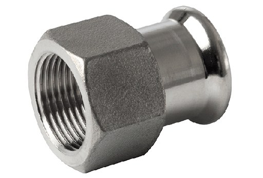 [Ace10556] RVS mapress schroefbus 22 x 1"
