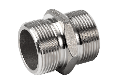 [Ace11794] RVS dubbelnippel 3/8" NPT voor catpomp