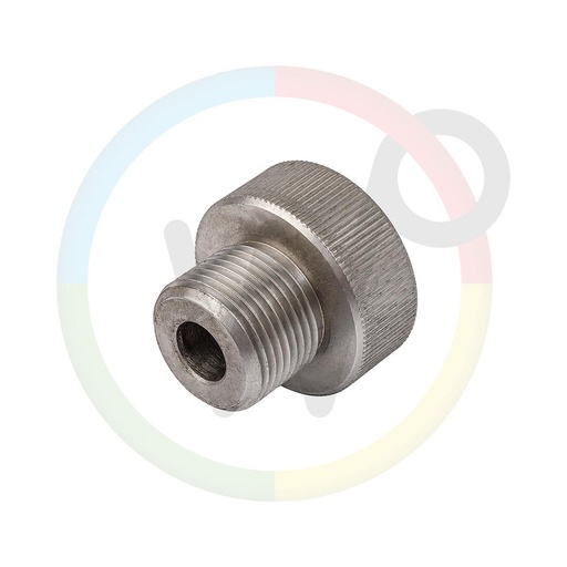 [Ace11802] Bague d'adaptation en acier inoxydable Wanner 3/4 « x 1/4 » en verre pour l'huile de fixation