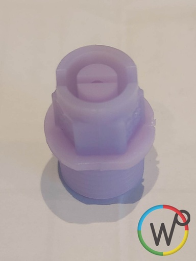 [WP431016] Buse en plastique 12008 (PVDF) Pour brosse de Roue 120°