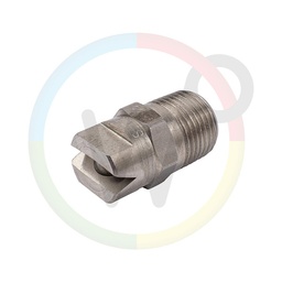 [Ace12554] RVS 3/8" vlakstraal nozzle 80100, schuimbuis