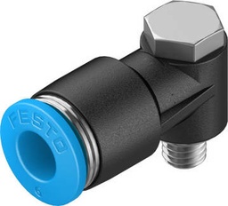 [Ace12670] Banjokoppeling M5 x 6mm push-in voor 5/2 ventiel