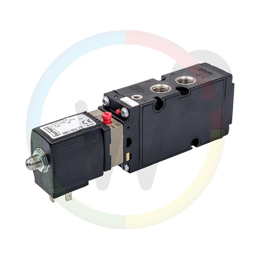 [WP431580] Burkert 5/2 ventiel 1/4" 24vdc, met stuurhulpaansluiting