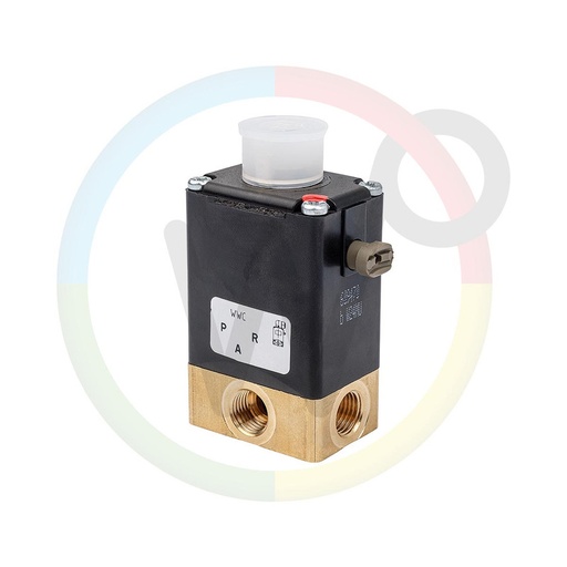 [WP431216] Burkert vanne d'air en laiton 1/4 « 24VDC