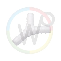 [Ace13058] Kunststof Y slangverbinder 13mm wit
