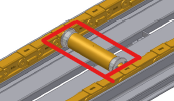 [WP431374] Rouleau de traction de précision K70/25-4 "Système Holz" - Chaîne étroite (ne pas complèt)